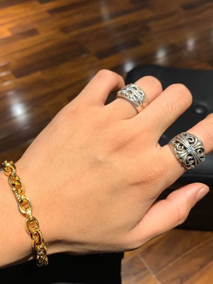 Chrome Hearts Gold Tone Bracelet